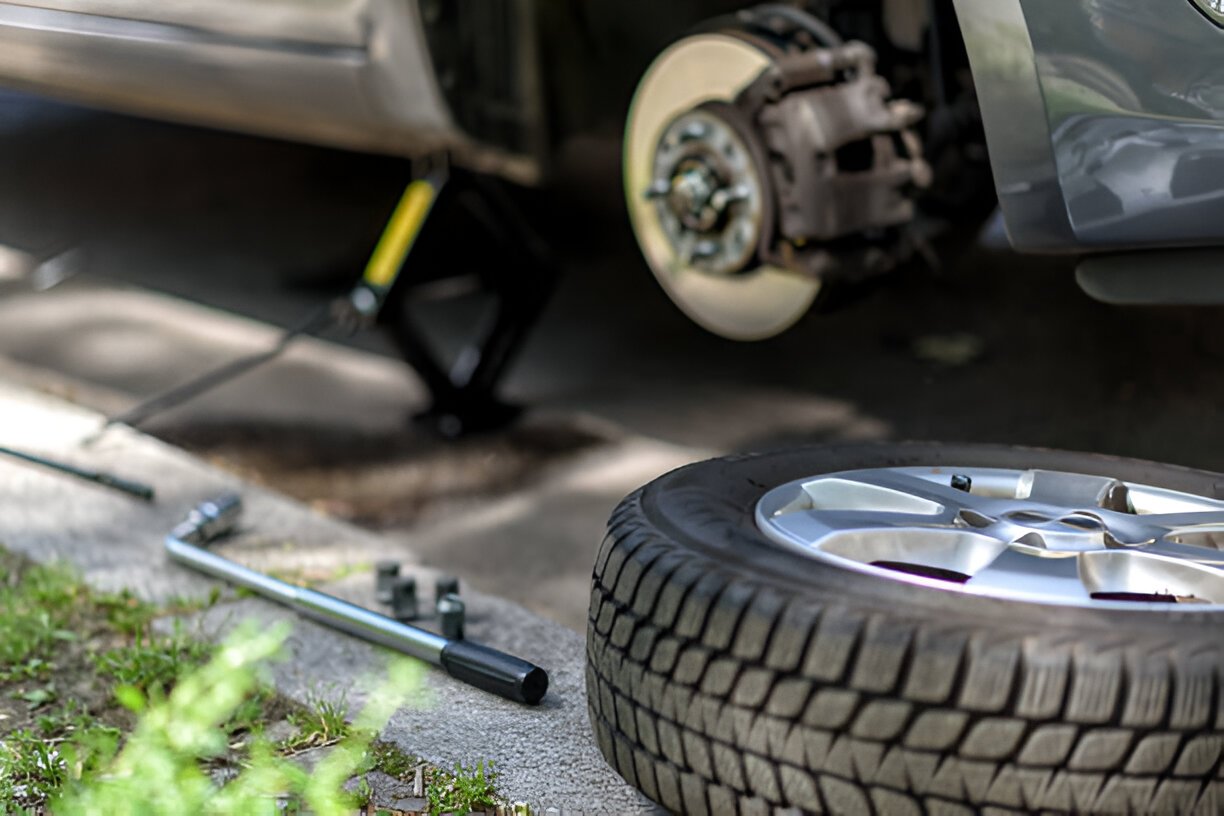 Changing Tires for Winter