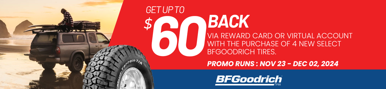 2024 BFGoodrich Black Friday Promotion